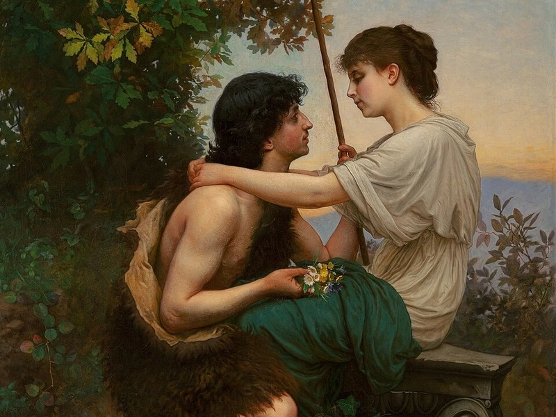 1853-Camille-Félix Bellanger - Dafni e Cloe